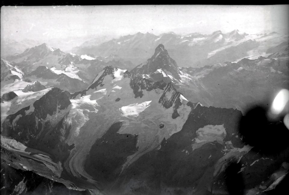 ETH-BIB-Matterhorn, Weisshorn, Mischabelhörner-Inlandflüge-LBS MH01-007423