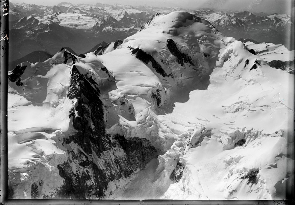 ETH-BIB-Mont Blanc, Mont Maudit, Alpes de Savoie, Alpes du Dauphine v. N. aus 5000 m-Inlandflüge-LBS MH01-001271