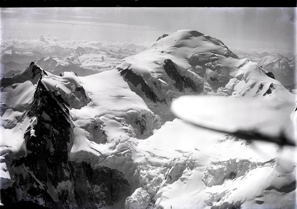 ETH-BIB-Mont Blanc, Mont Mandit v. N. aus 4600 m-Inlandflüge-LBS MH01-005207
