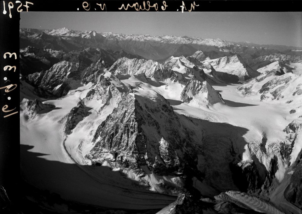ETH-BIB-Mont Collon, Glacier d'Otemma v. N.-Inlandflüge-LBS MH01-007591