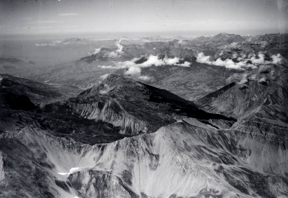 ETH-BIB-Mont Ventoux - Vallée de la Durance - Mont Angeles von O. aus 3500 m Höhe-Weitere-LBS MH02-06-0009