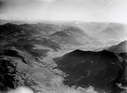 ETH-BIB-Montafon, Feldkirch v. W. aus 3300 m-Inlandflüge-LBS MH01-000156