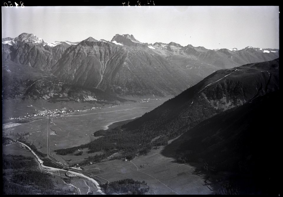 ETH-BIB-Muottas Muragl, Samedan, Bever-Inlandflüge-LBS MH01-008150