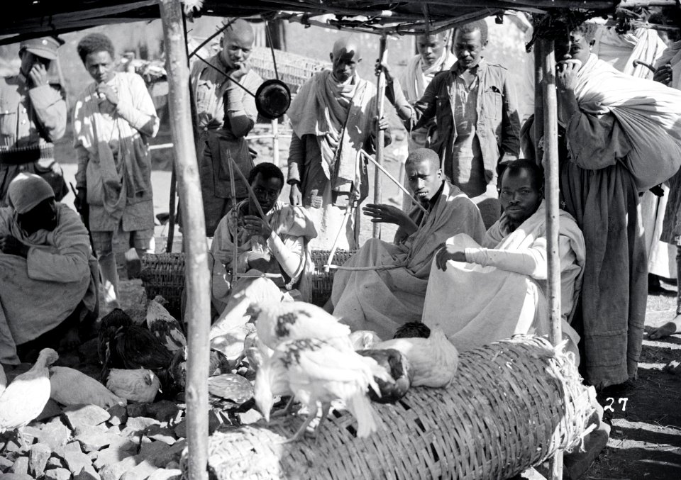 ETH-BIB-Musik und Tanz auf dem Markt-Abessinienflug 1934-LBS MH02-22-0420