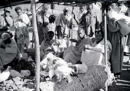 ETH-BIB-Musik und Tanz auf dem Markt-Abessinienflug 1934-LBS MH02-22-0420