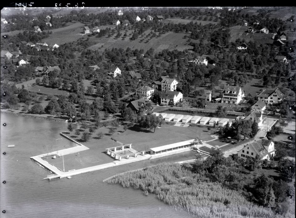ETH-BIB-Männedorf, Strandbad, Sonnenfeld-Inlandflüge-LBS MH01-007401