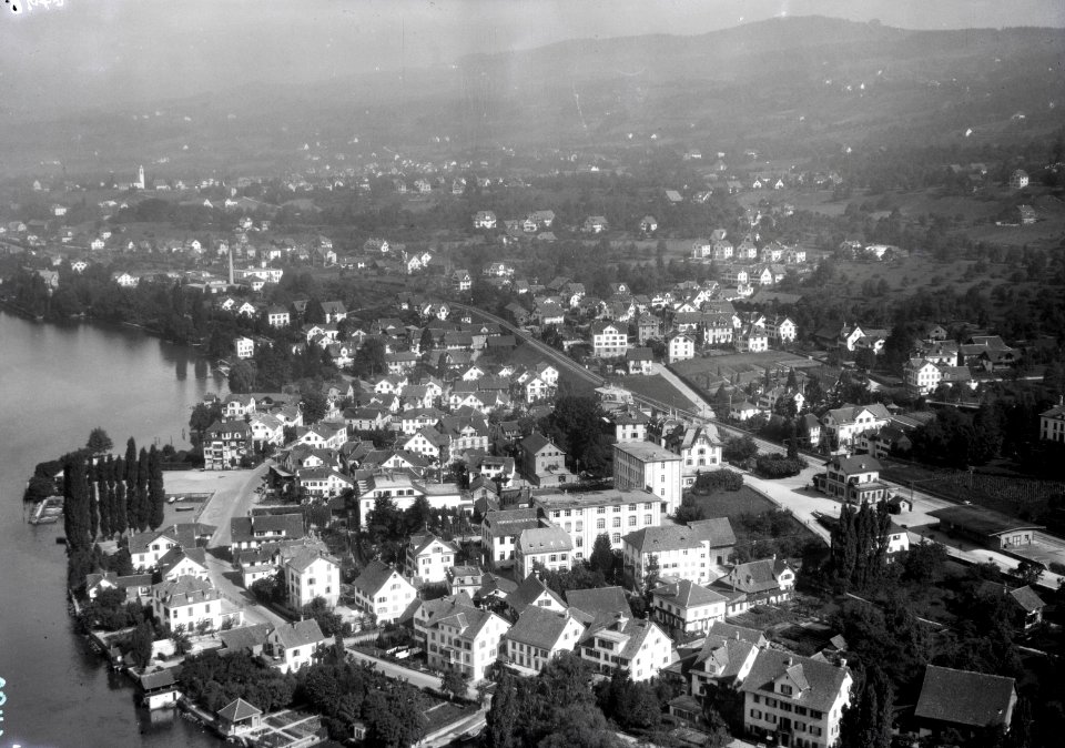 ETH-BIB-Männedorf v. S. aus 200 m-Inlandflüge-LBS MH01-006498