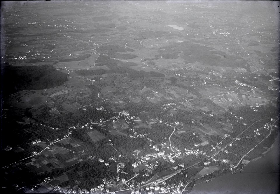 ETH-BIB-Männedorf, Oetwil am See, Hombrechtikon v. W. aus 1200 m-Inlandflüge-LBS MH01-004157