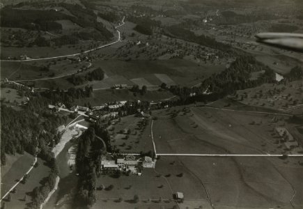 ETH-BIB-Mühlau (Gemeinde Lütisburg), Thurlauf im unteren Toggenburg, Blick nach Süden-Inlandflüge-LBS MH03-1739