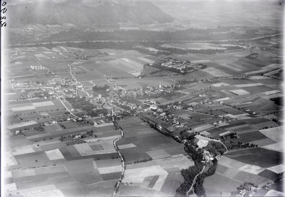 ETH-BIB-Münsingen, Aare aus 500 m-Inlandflüge-LBS MH01-002890
