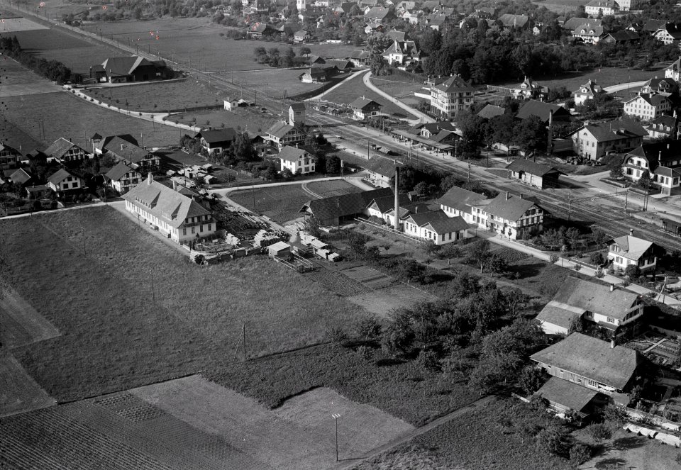 ETH-BIB-Münsingen, Holzhandlung-Inlandflüge-LBS MH03-0673
