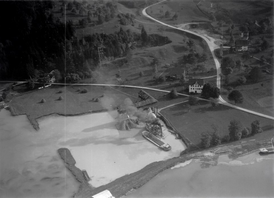 ETH-BIB-Nuolen (SZ), Kiesverlad der Kibag-Inlandflüge-LBS MH03-0156