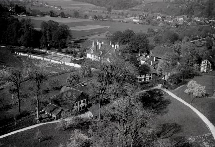 ETH-BIB-Oberdiessbach, Schloss von Wattenwyl-Inlandflüge-LBS MH03-0205