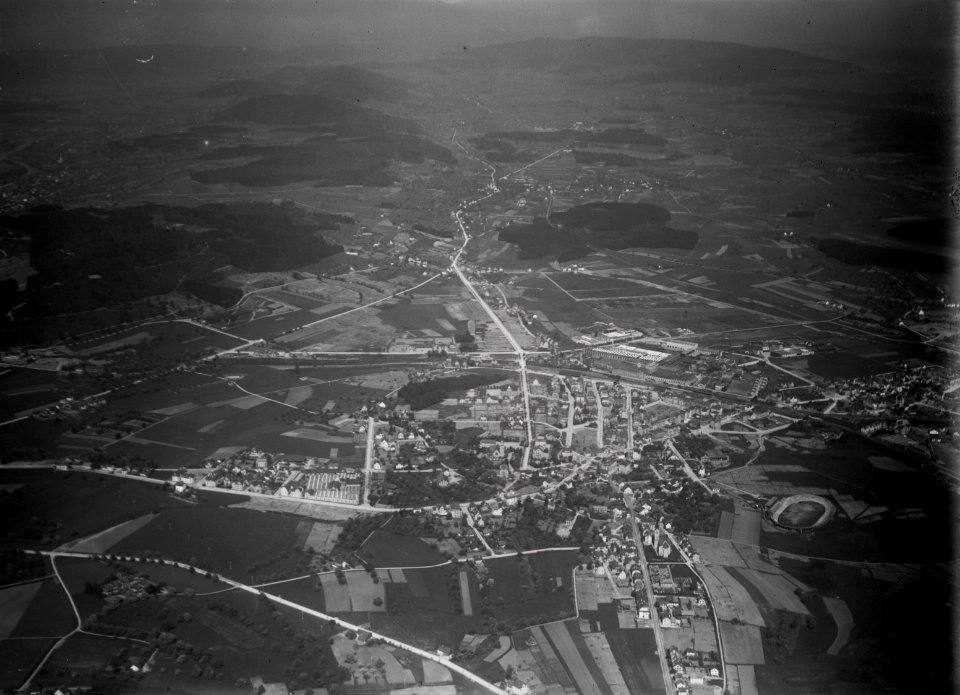 ETH-BIB-Oerlikon, Übersicht, Rennbahn, Zürich-Oerlikon-Inlandflüge-LBS MH01-000456