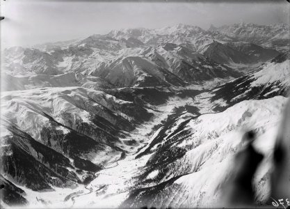 ETH-BIB-Oberwallis, Mischabel, Goms und Walliseralpen v. N. O. aus 3800 m-Inlandflüge-LBS MH01-000376