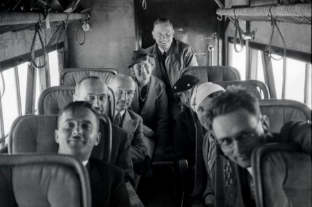 ETH-BIB-Passagiere in der Fokker zwischen Zürich und Biarritz-Weitere-LBS MH02-23-0002