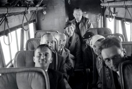 ETH-BIB-Passagiere in der Fokker zwischen Zürich und Biarritz-Weitere-LBS MH02-23-0003