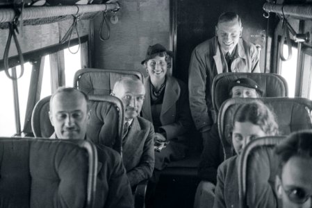 ETH-BIB-Passagiere in der Fokker zwischen Zürich und Biarritz-Weitere-LBS MH02-23-0037