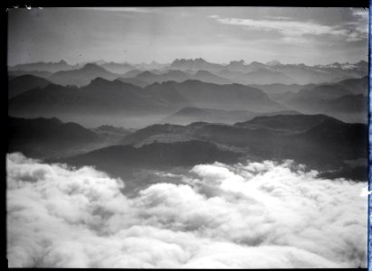 ETH-BIB-Pont de Vouasson, Pigne d'Arolla, Mont Blanc de Cheillon v. N. aus 3500 m-Inlandflüge-LBS MH01-006322