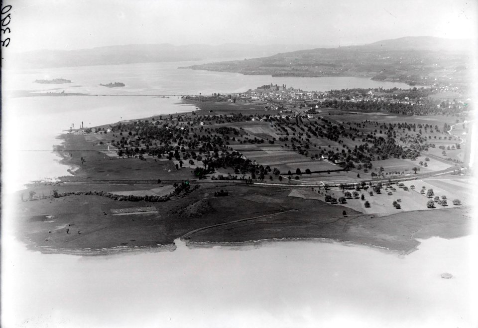 ETH-BIB-Rapperswil-Jona mit Zürichsee v. S. O. aus 500 m-Inlandflüge-LBS MH01-003390