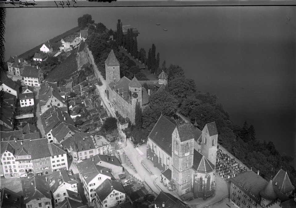 ETH-BIB-Rapperswil-Jona, Schloss v. O. aus 100 m-Inlandflüge-LBS MH01-005441