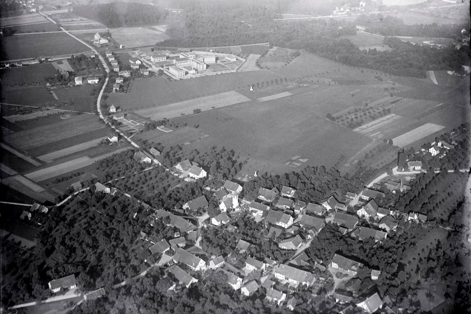 ETH-BIB-Regensdorf mit Strafanstalt v. S. aus 300 m-Inlandflüge-LBS MH01-003529