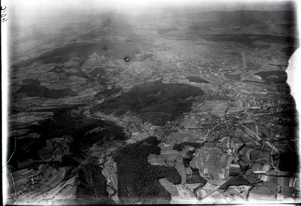 ETH-BIB-Reppischtal, Urdorf, Honeret, Heitersberg, Dietikon, Lägern v. S. O. aus 2500 m-Inlandflüge-LBS MH01-003119