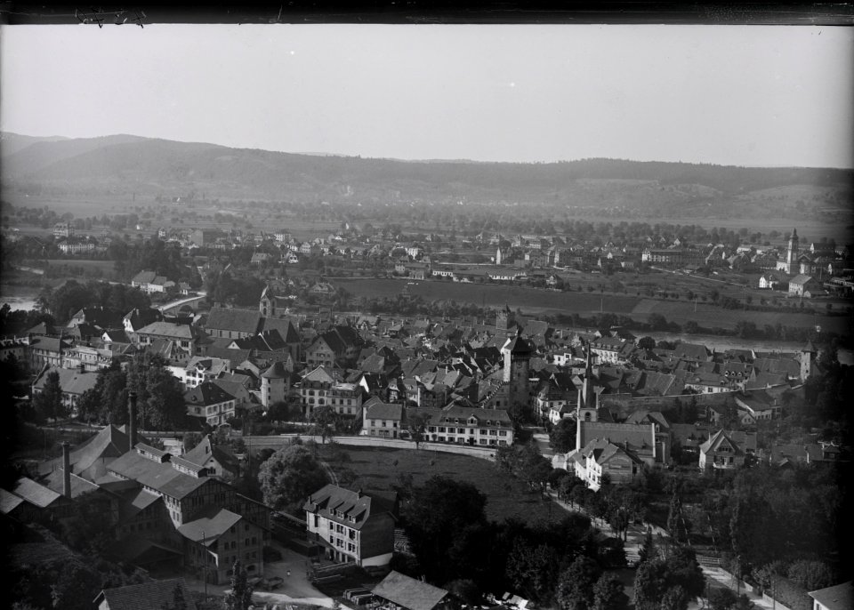 ETH-BIB-Rheinfelden, Altstadt aus 300 m-Inlandflüge-LBS MH01-004370