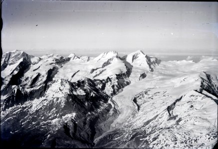 ETH-BIB-Rimpfischhorn, Strahlhorn, Findelgletscher, Stockhorn v. W. aus 4500 m-Inlandflüge-LBS MH01-005911