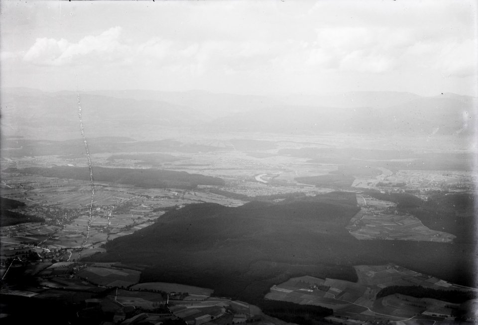 ETH-BIB-Roggwil, Aare, Roggen v. S. aus 1200 m-Inlandflüge-LBS MH01-004184