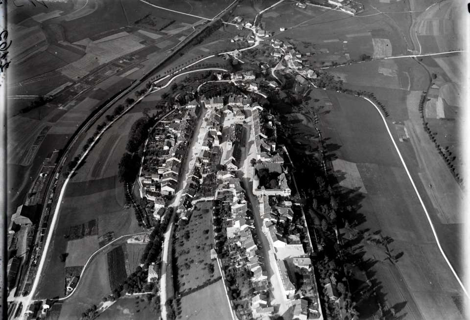 ETH-BIB-Romont v. S. aus 200 m-Inlandflüge-LBS MH01-002162