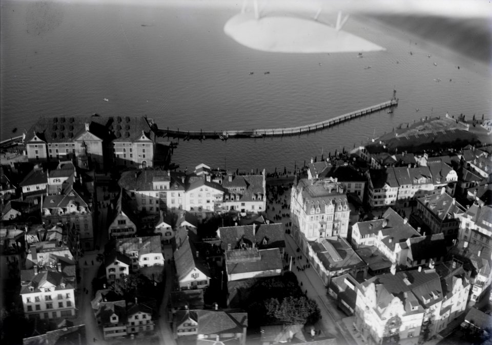 ETH-BIB-Rorschach, Hafen aus 50 m-Inlandflüge-LBS MH01-002328