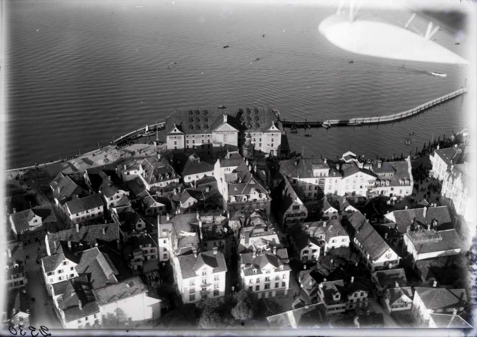 ETH-BIB-Rorschach, Hafen aus 50 m-Inlandflüge-LBS MH01-002330