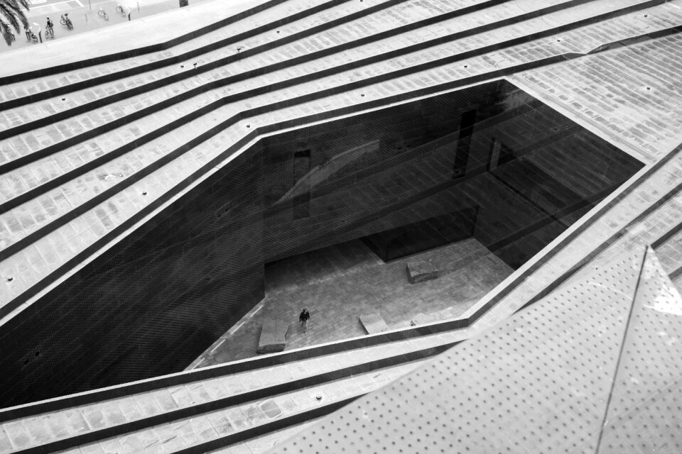 City modern window
