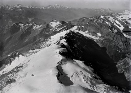 ETH-BIB-Sackhorn, Gasterental, Balmhorn, Mont Blanc aus 5000 m-Inlandflüge-LBS MH01-001249