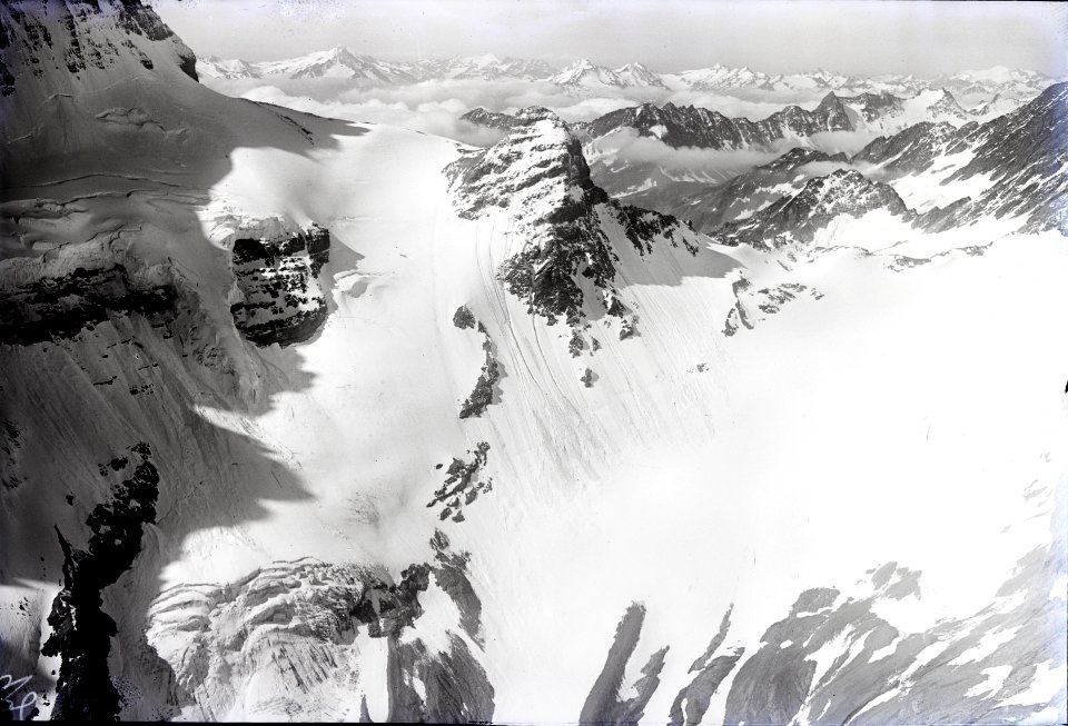 ETH-BIB-Sandgipfel, Sandpass, Kleiner Tödi v. N. aus 3500 m-Inlandflüge-LBS MH01-004760
