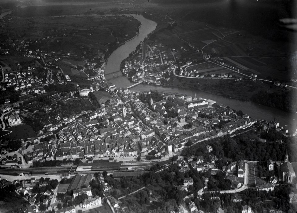 ETH-BIB-Schaffhausen, von Westen-Inlandflüge-LBS MH01-000927