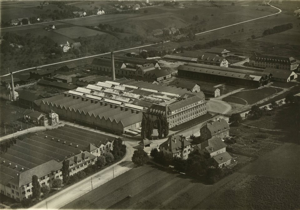 ETH-BIB-Schaffhausen, Industrieanlagen GF, Georg Fischer, Ebnatstrasse-Inlandflüge-LBS MH03-1696