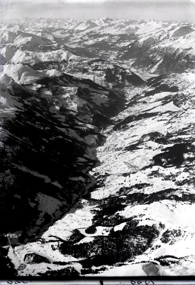 ETH-BIB-Schanfigg, Langwies, Plessur, Rheintal, Tödi v. O. aus 3800 m-Inlandflüge-LBS MH01-001528A