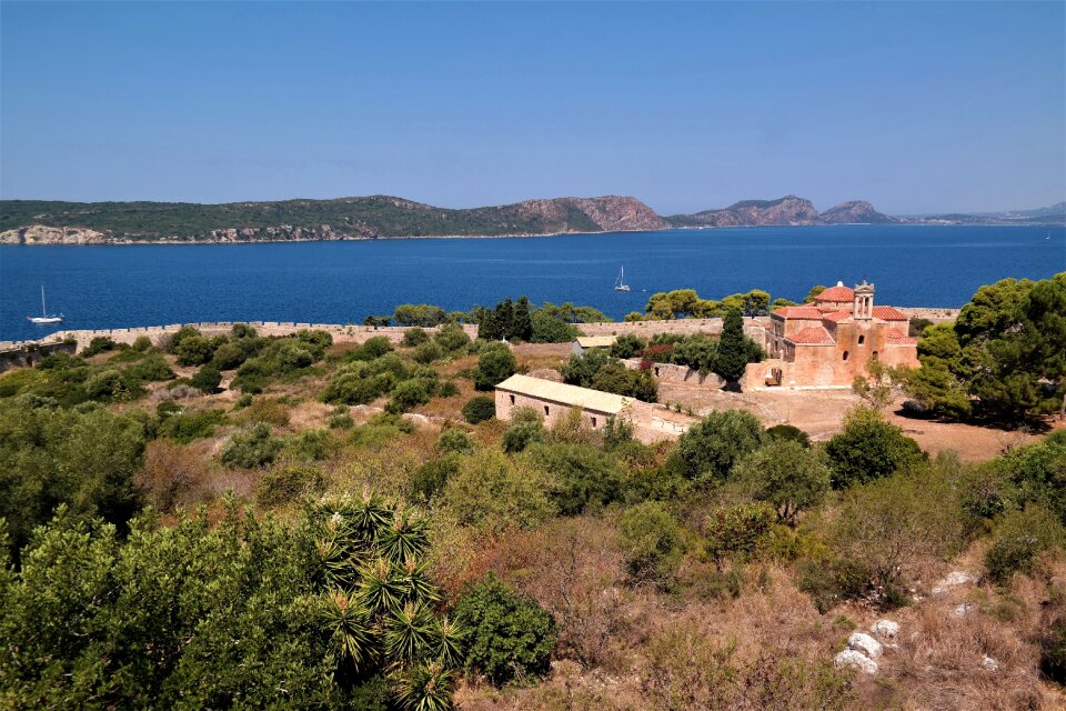 Greece pylos sea view