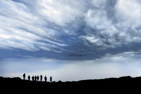 Cloudscape landscape dramatic photo