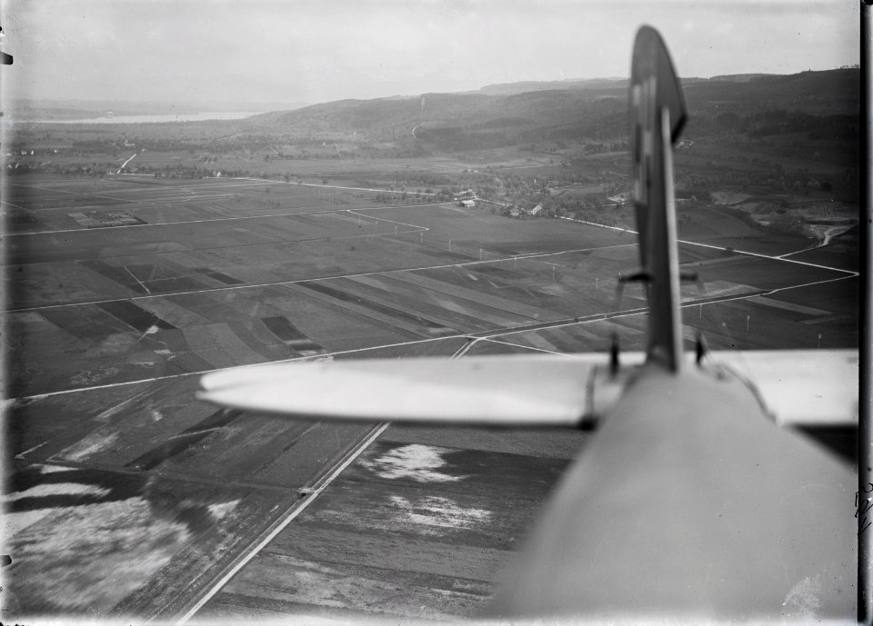 ETH-BIB-Schwamendingen, Zürich, Flugplatz-Mattenhof, Aero-Luftbildverlagsanstalt, Comte-Inlandflüge-LBS MH01-000591