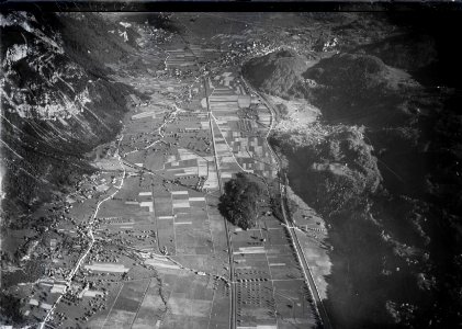 ETH-BIB-Seeztal, Mels, Sargans v. N. W. aus 1500 m-Inlandflüge-LBS MH01-005039