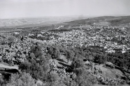 ETH-BIB-Sicht auf Fès von einem Hügel-Nordafrikaflug 1932-LBS MH02-13-0360