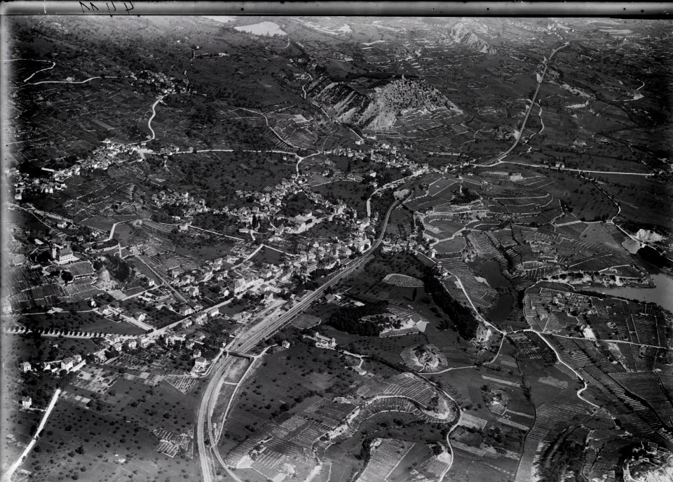 ETH-BIB-Sierre, Veyras, Miège, Venthône, Muraz aus 900 m-Inlandflüge-LBS MH01-004411