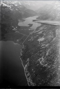 ETH-BIB-Silsersee, Silvaplanasee, Maloja, Sils, Bergell aus 2600 m-Inlandflüge-LBS MH01-000847
