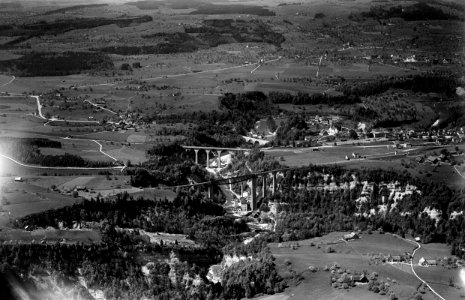 ETH-BIB-St. Gallen - Bruggen, Abtwil v. S. aus 1100 m-Inlandflüge-LBS MH01-005438