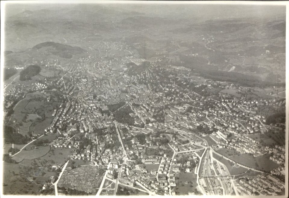 ETH-BIB-St. Gallen, St. Fiden v. N. O. aus 2200 m-Inlandflüge-LBS MH01-005409-AL