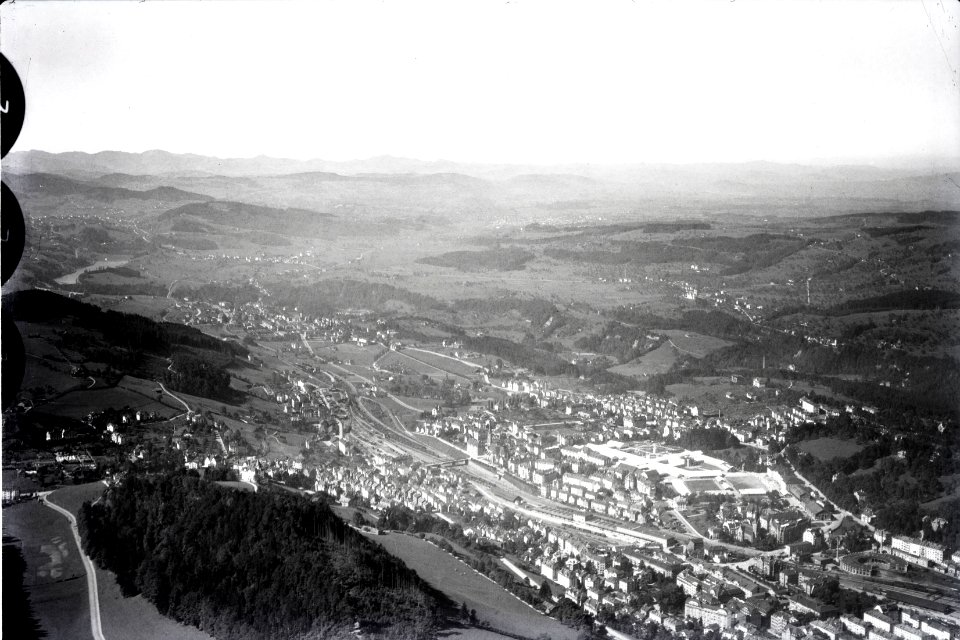 ETH-BIB-St. Gallen-Bruggen, Gossau v. O. aus 900 m-Inlandflüge-LBS MH01-005480