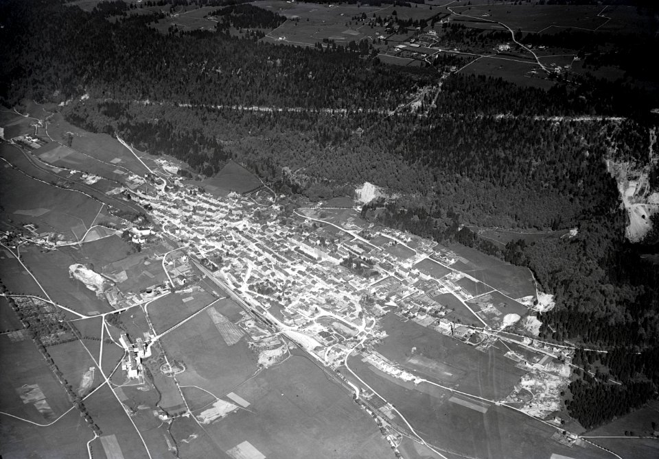 ETH-BIB-St. Imier, Mont Soleil, Vacherie v. S. O. aus 1600 m-Inlandflüge-LBS MH01-006046